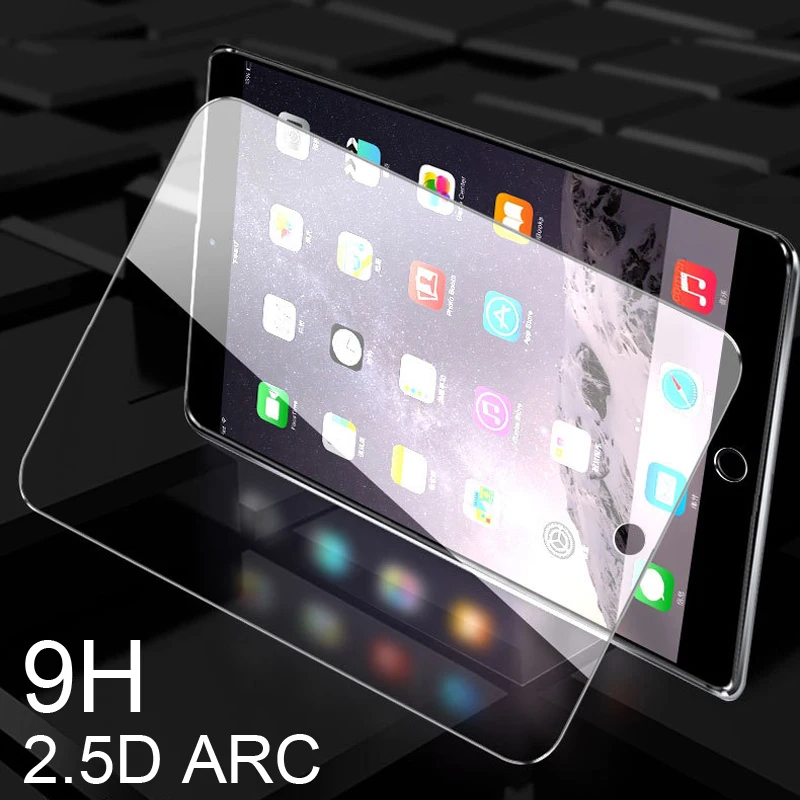 

Tempered Glass For Apple iPad 2 3 4 9.7 2017 2018 Pro 11 10.5 Glass For iPad Air 2 Mini 1 2 3 4 5 Tablet Screen Protector Flim