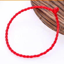 2 шт./лот красный ручной работы оптом DIY красный веревочный бенмингнянский веревочный браслет модные браслеты для женщин и мужчин