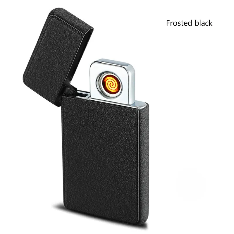 usb cigarette rechargeable lighter windproof flameless isqueiro gadgets