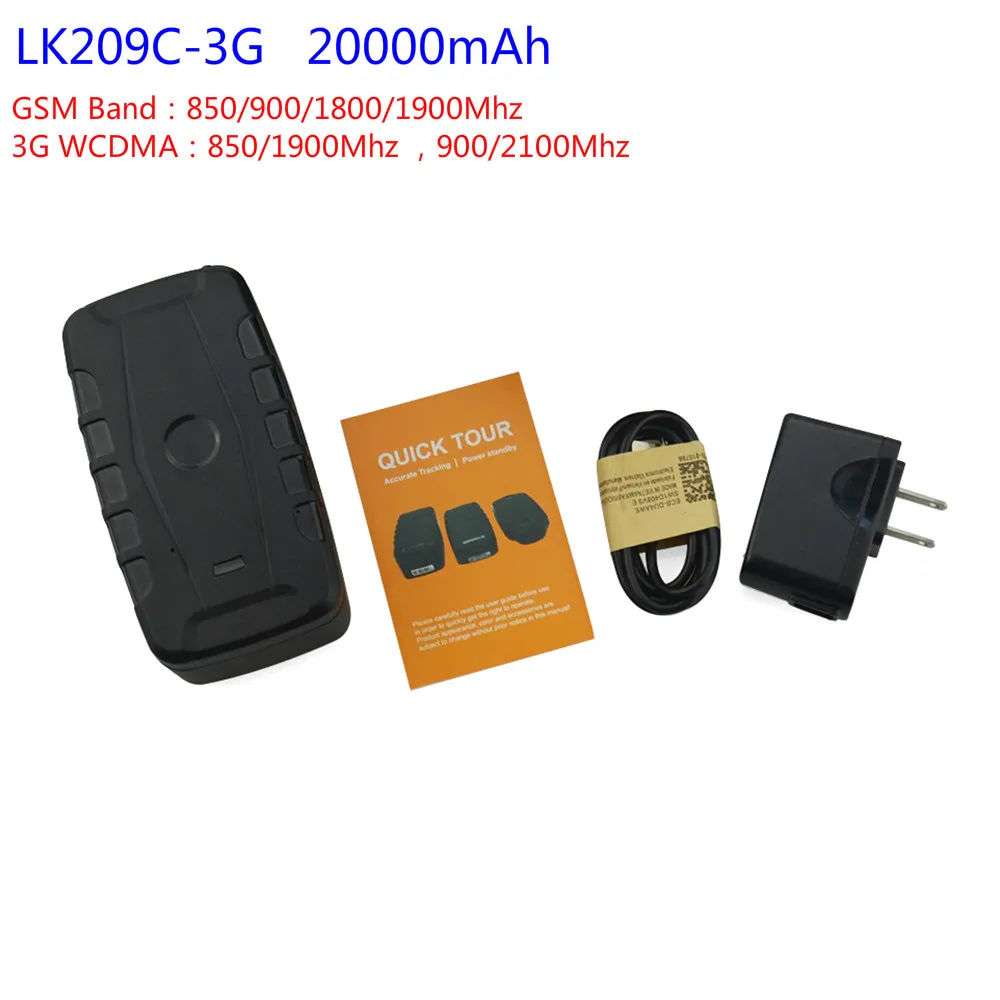 LK209 трекер LK209A/LK209B/LK209C 2G 3g Автомобильный gps трекер локатор водонепроницаемый Магнит WCDMA GSM отслеживание в реальном времени отброшенная сигнализация - Цвет: LK209C-3G no box