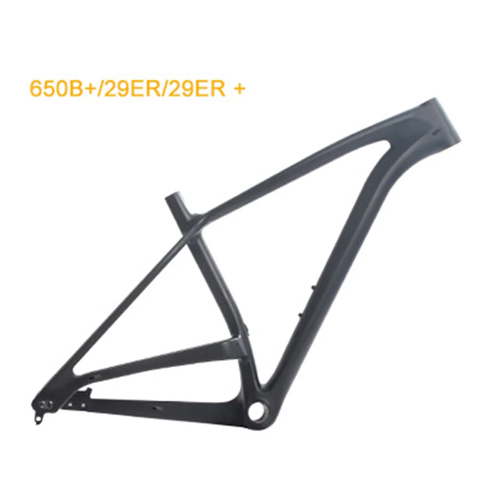 УГЛЕРОДНЫЙ матовый глянцевый горный велосипед 29ER Plus MTB рама для велосипеда 148 мм 17