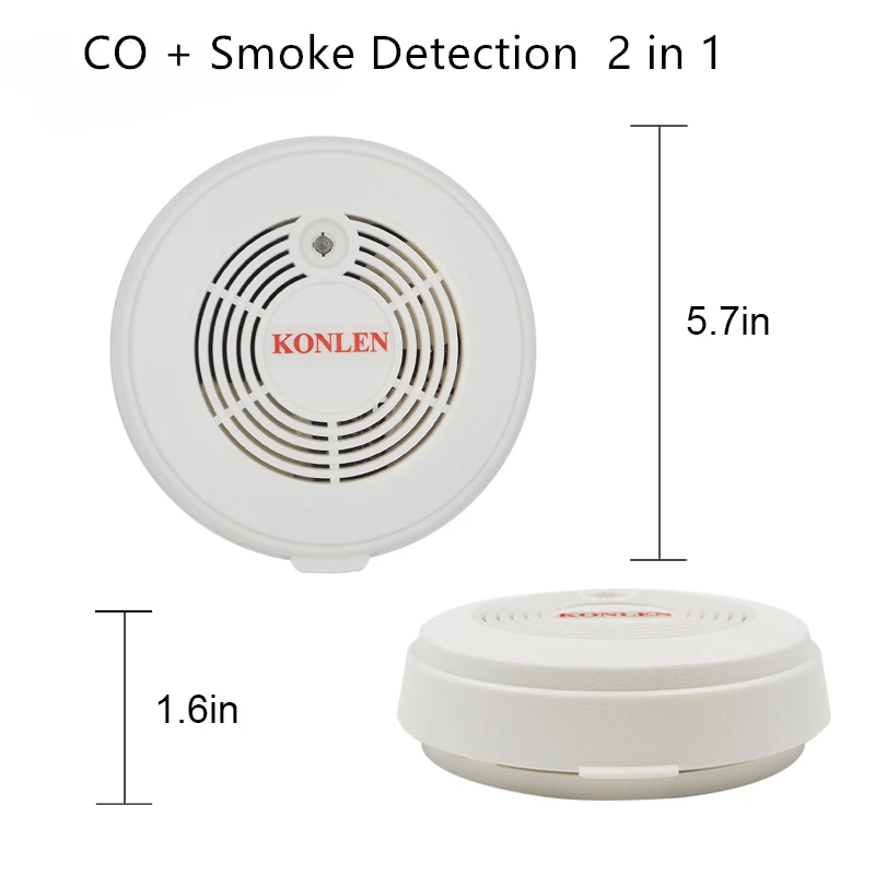 CO Smoke detection 2 in 1