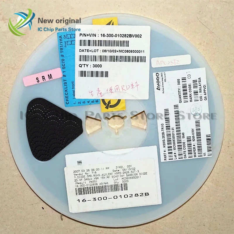 50/за штуку HSMS-282B-TR1G HSMS-282B SOT323 новое оригинальное интегральная микросхема