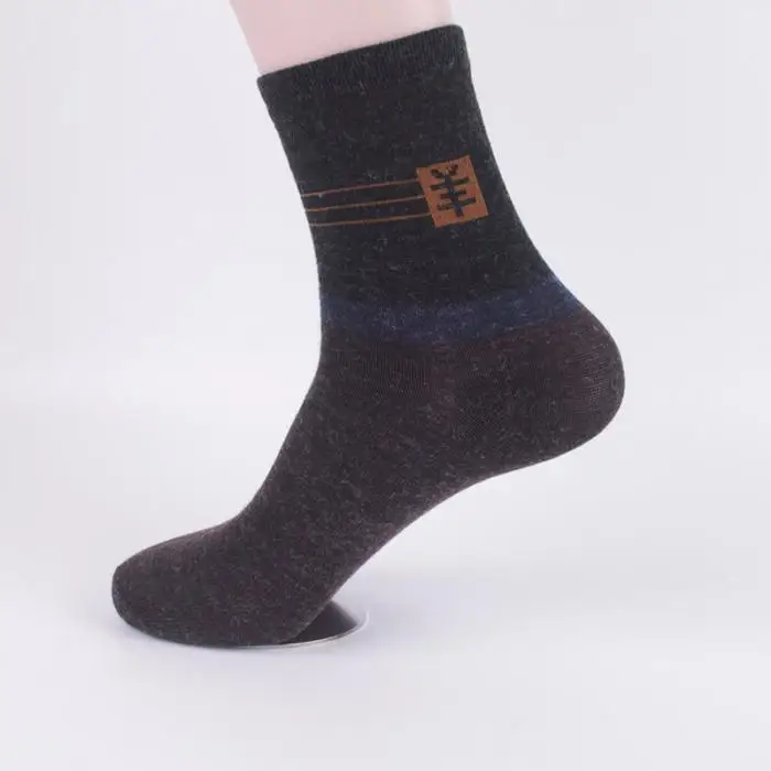 5 пар/компл. мужские безбортные носки осень-зима Мужская Повседневное носков стандартной длины TH36