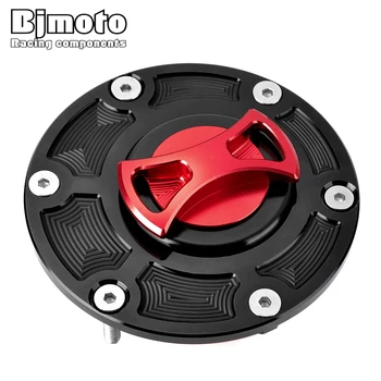 

BJMOTO CNC Aluminum Fuel Tank Cap Gas Oil Tank Cover Petrol Cover for Aprilia RS125 RS250 RSV1000 Mille Shiver 750 Tuono 1000