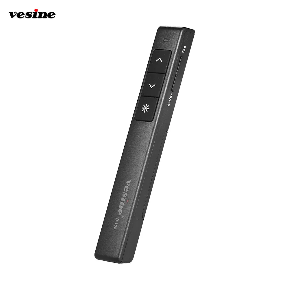 

vesine VP158 USB Pointer Pen 2.4GHz Wireless Presenter Presentation PPT Powerpoint Clicker Remote Control Hyperlink Function