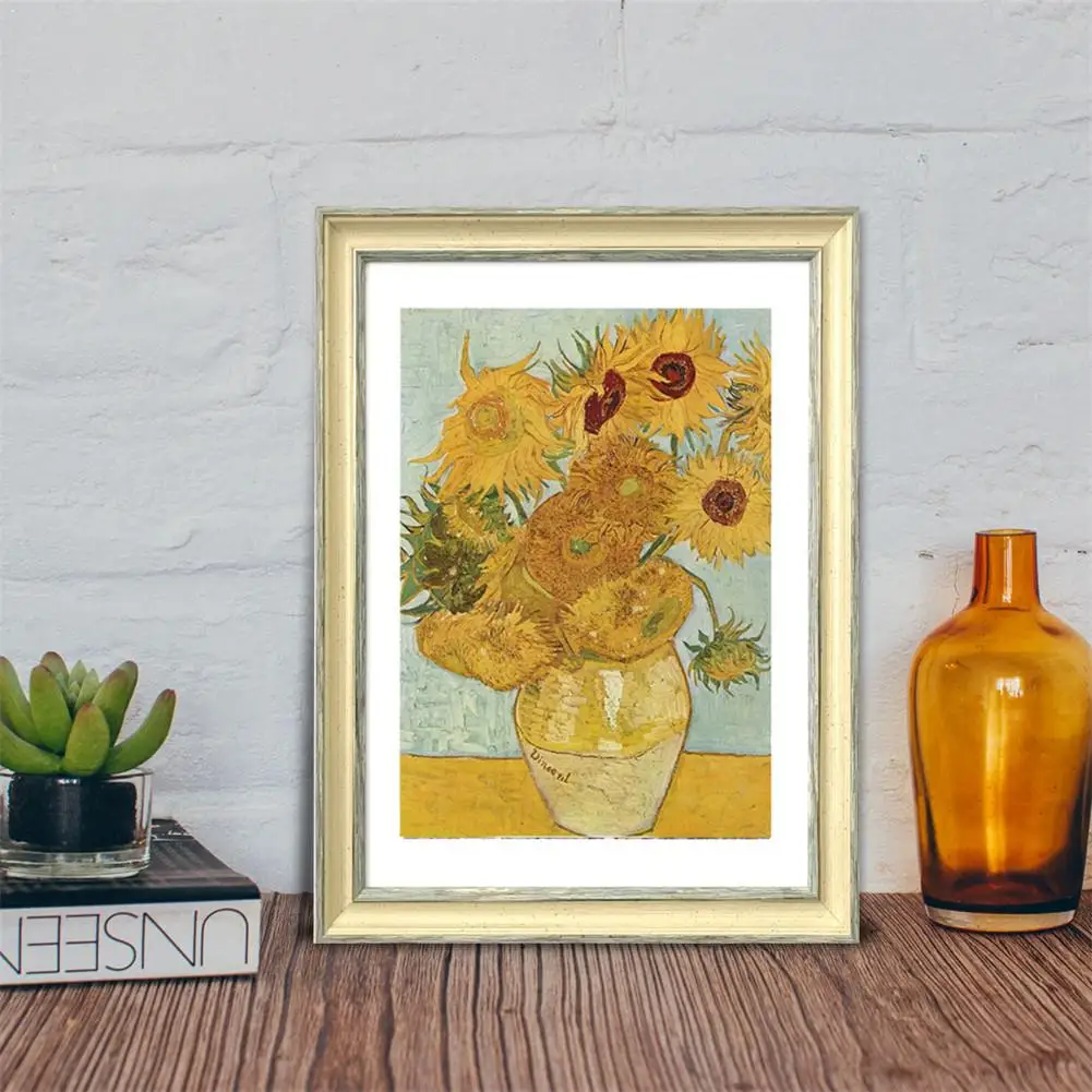 

Van Gogh Blossoming sunflower Landscape Oil Painting Canvas Print Painting Home Decor Famous Wall Picture For Living Room