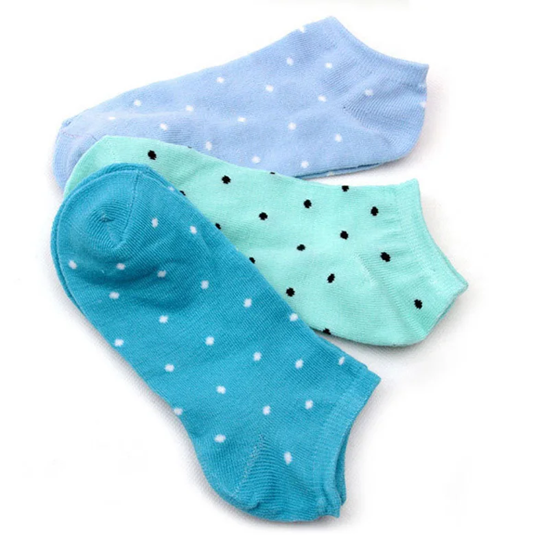 3pair Women Socks Hosiery Candy Color Cute Socks Women's Sock Solid Pure Dot Cuty Girl Low Cut Socks Sokken Chaussettes Femmes