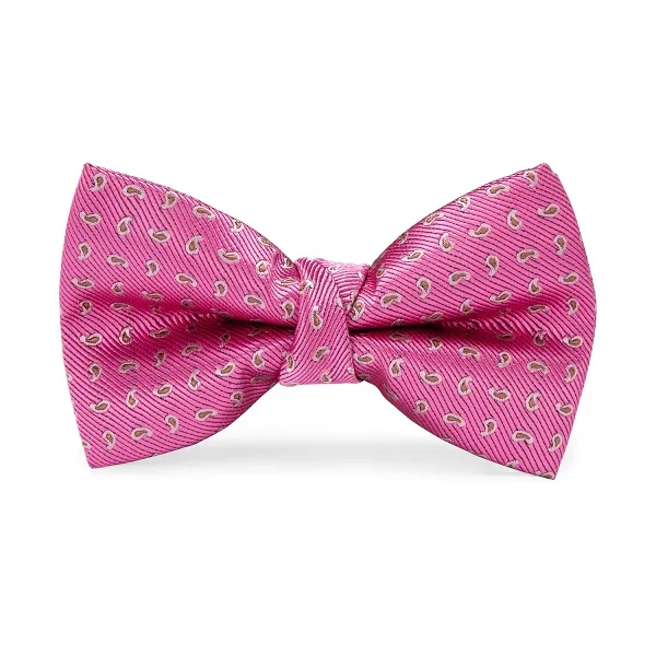 Бренд DiBanGu, Модный популярный галстук-бабочка праздничный галстук-бабочка, Свадебный галстук-бабочка, галстук для мальчиков и девочек, пурпурный узор Пейсли, бант - Цвет: LH-064