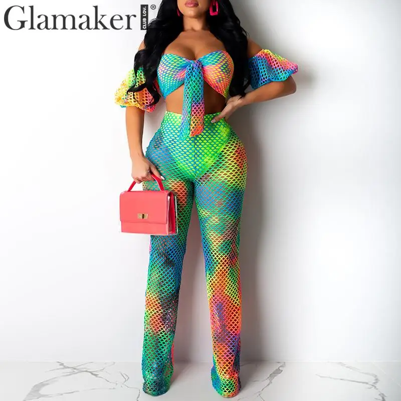 Glamaker красивый сексуальный комбинезон с галстуком комплект из двух предметов