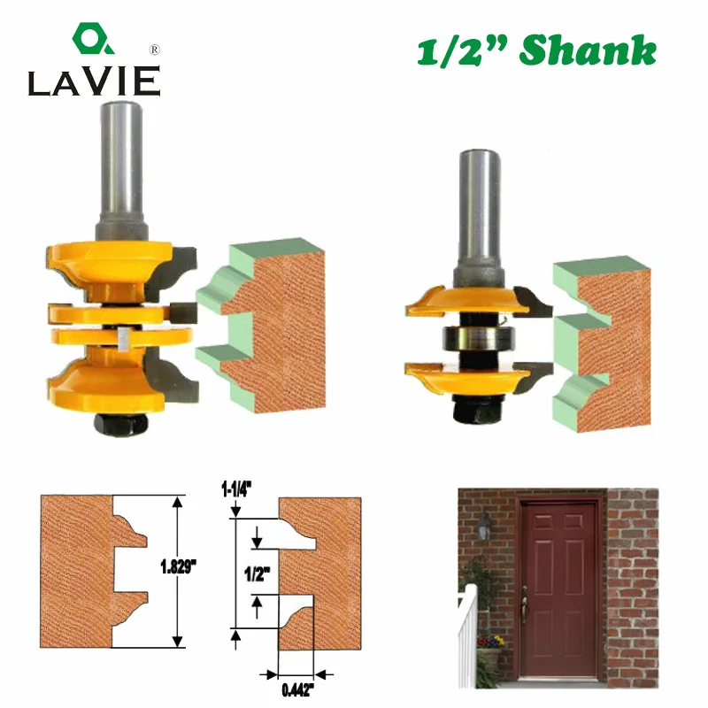 Lavie 2 pçs 12mm 12 haste entrada