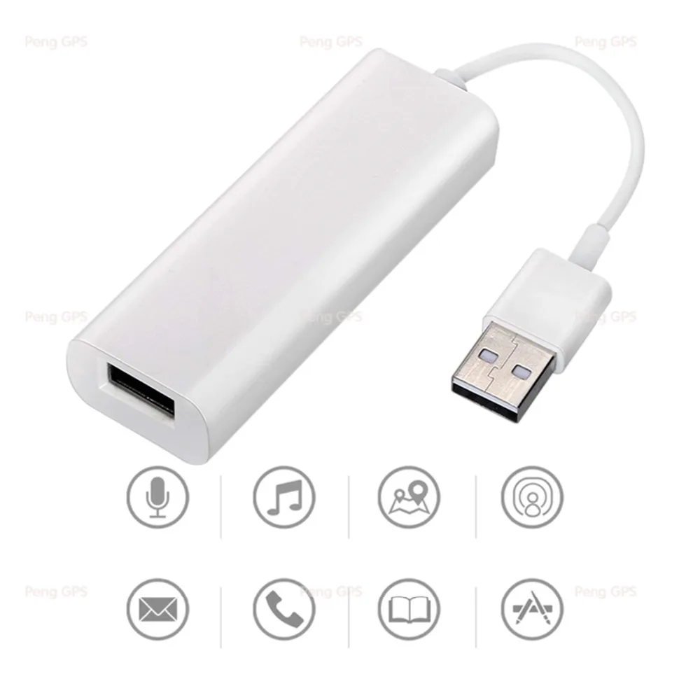 Подключи и играй USB CarPlay Dongle для iPhone IOS система Android телефон автомобильный dvd-плеер навигационное головное устройство с сенсорным управлением