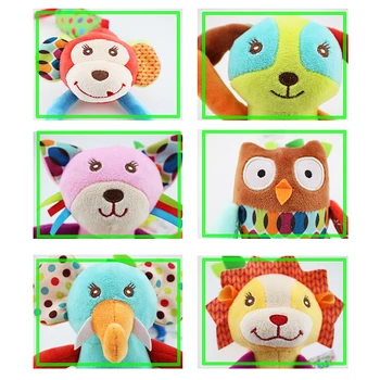 

NewWind Chime Cute Animal Infant Baby Soft Crib Toy Stroller hanging Bell Rattle Mobiles for Baby Crib Newborns Children Gift