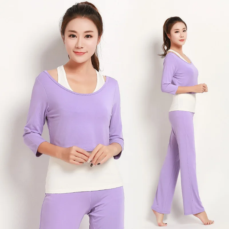 

The New Cotton Yoga suit sportswear, yoga clothes three piece female winter running Yoga Slimming