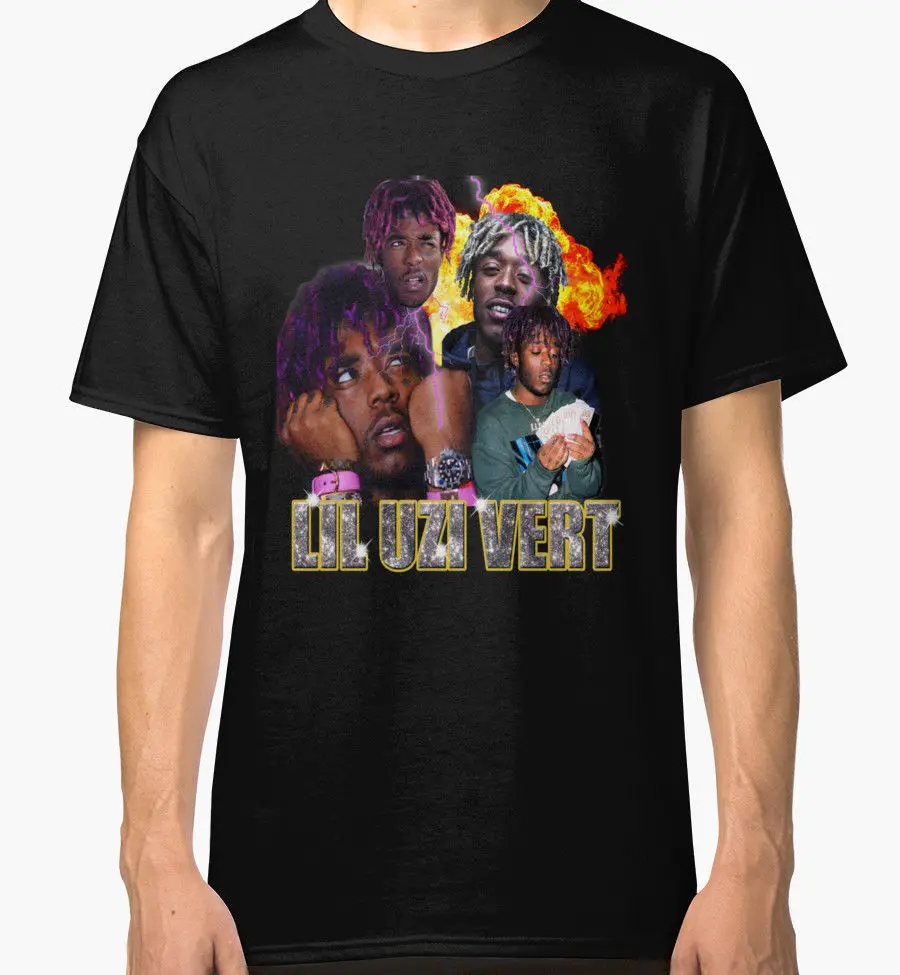 Lil Uzi Vert Pen and Pixel Men's Black Tees Shirt Clothing  2018 New Arrival T-Shirt T Shirt Short Sleeve Tops