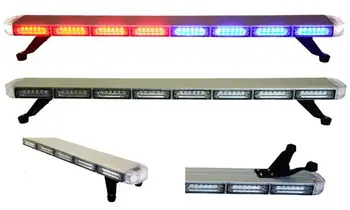 

Free Shipping high bright Generation III 1 Watt linear 6 module led lightbar/emergency warning lightbar/led flash lightbar