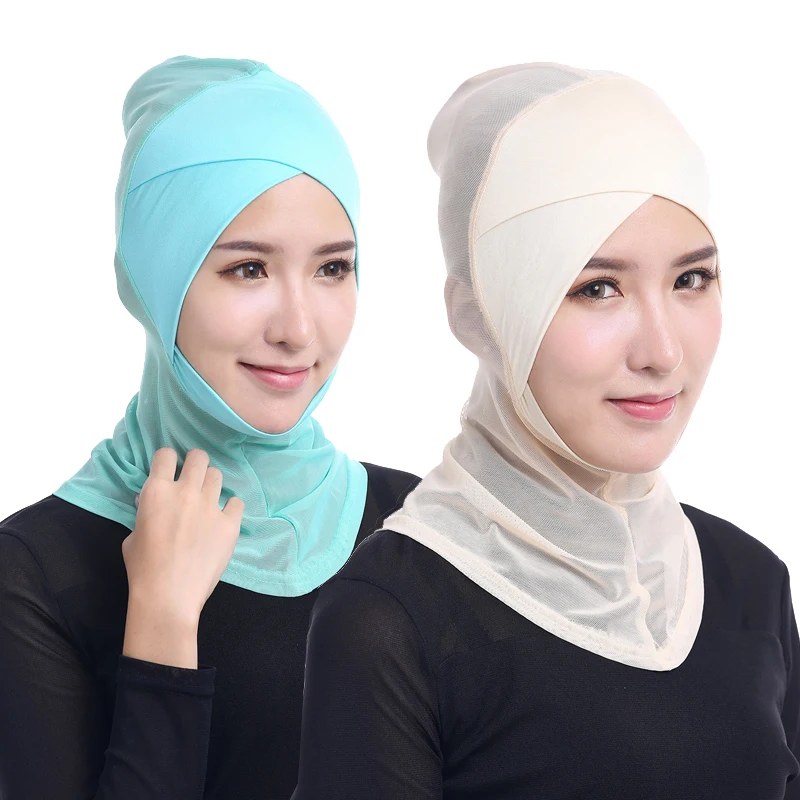 Крест мусульманский хиджаб Джерси-шарф модал эластичная шаль и обертывание женщины тюрбан femme musulman готовы носить головные шарфы