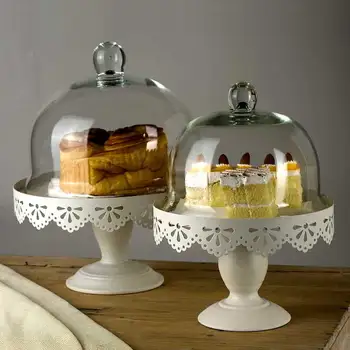 

Soft cake cover fashion fruit bowl west snack time glass frame cover glass dust cover dessert