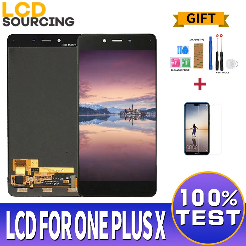 

5.0 inch LCD Display For Oneplus X lcd screen Digitizer Assembly For ONE PLUS X E1003 Display With Frame Replace for oneplusX