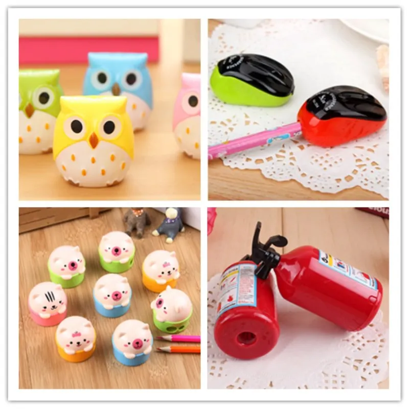 

1PC Kawaii Cartoon Pencil Sharpener Promotional Gift Cutter Knife Stationery Student Cute Cartoon Pencil Sharpener