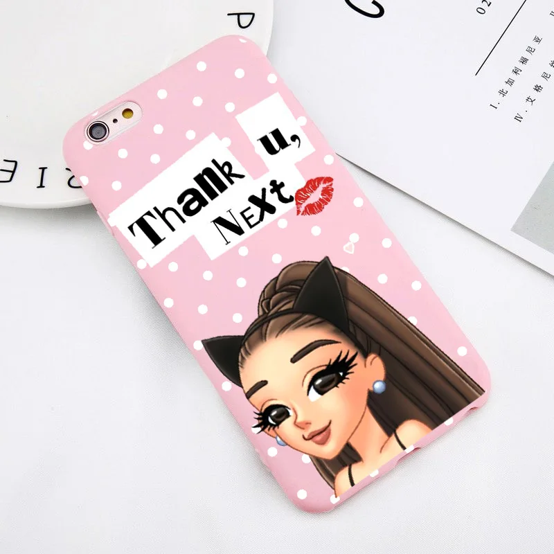 --P Чехол Ariana Grande Ag ciciber thank u, the next adoante из ТПУ для iPhone 4 5 6 7 8 plus x XR fundas Capa Cover - Цвет: --P