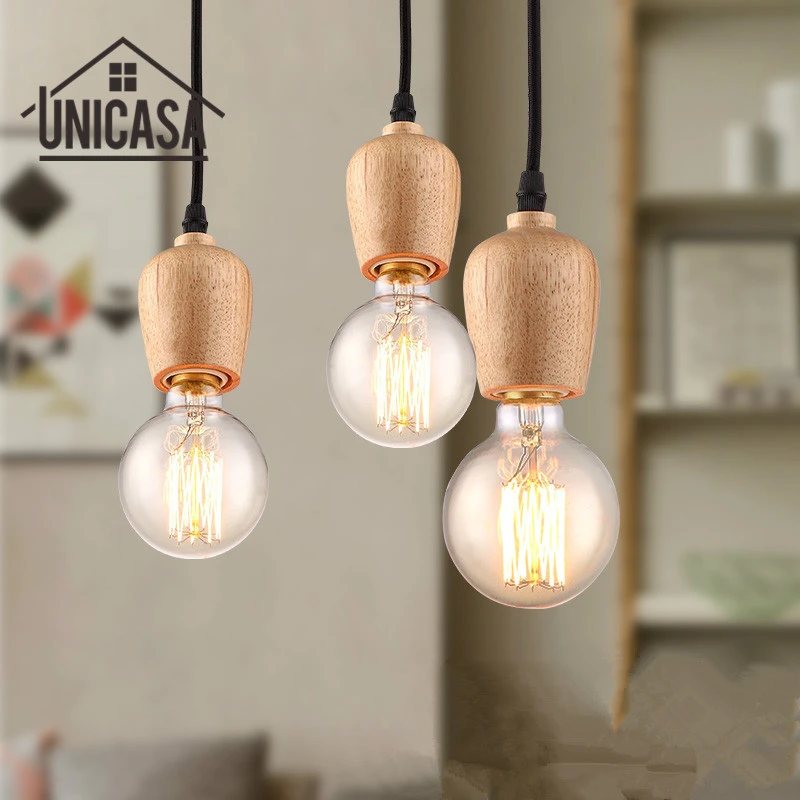 Wooden Pendant Lights Industrial Lighting Fixtures Mini Led Hotel Bar Kitchen Office Pendant Light Modern Pendant Ceiling Lamp Pendant Ceiling Lamp Industrial Light Fixtureslighting Modern Aliexpress