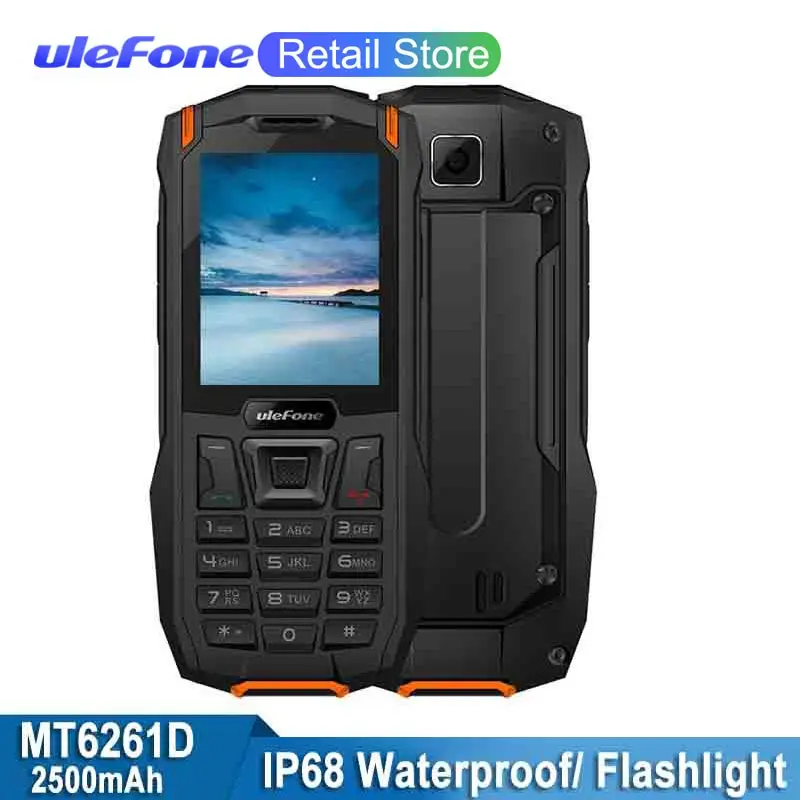Ulefone Armor Mini IP68 водонепроницаемый мобильный телефон 2 4 &quotMTK6261D фонарик