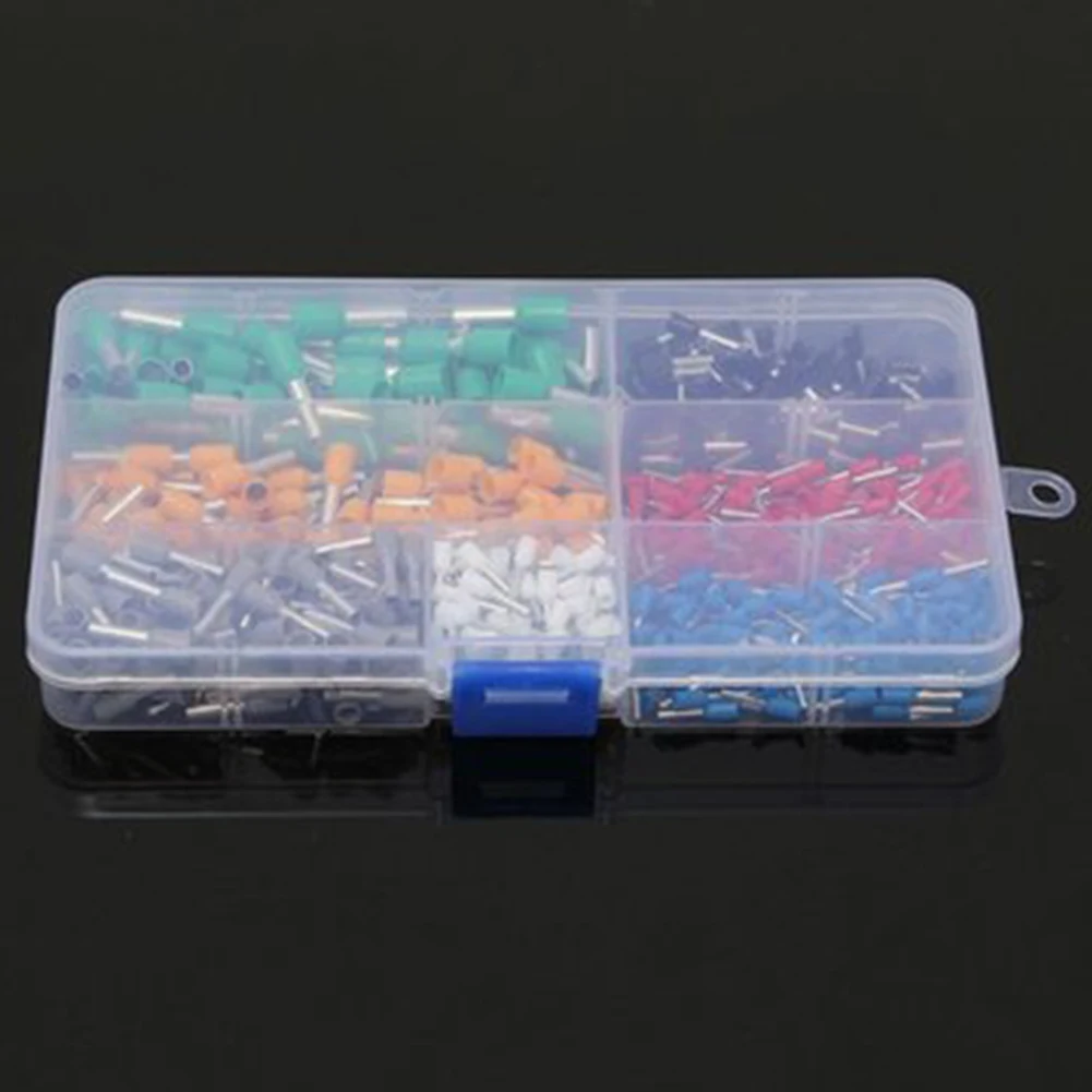 High Quality 600Pc Wire Copper Crimp Connector Insulated Terminals Set End Ferrule AWG22-10 Kit for Marine automobile | Обустройство