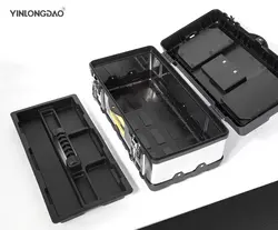 Multi-function нержавеющая сталь Toolbox портативный домашний Автомобиль обслуживание ручные оборудование для хранения ремонт загуститель коробка