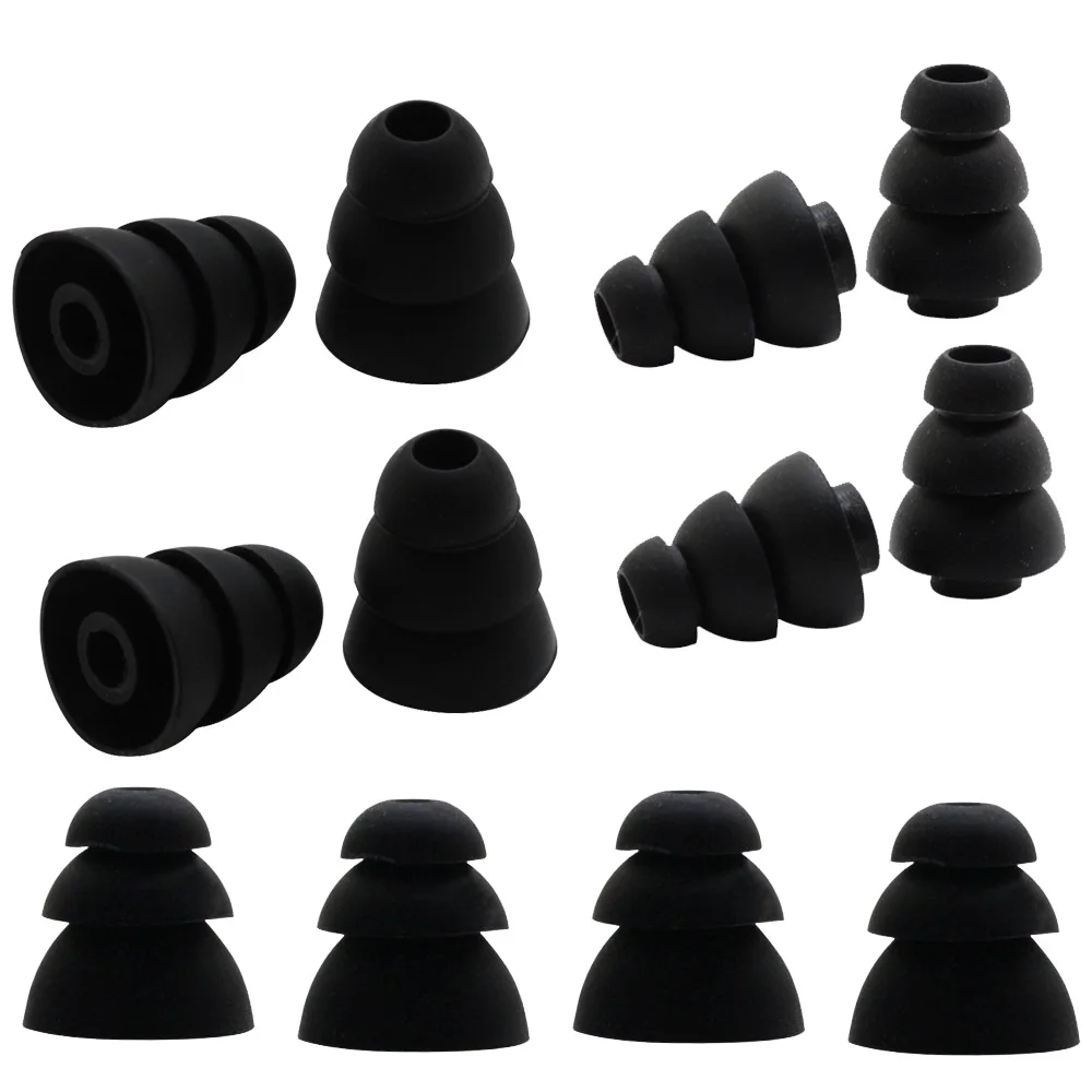 

POYATU 6 Pairs Ear Tips Buds For Meizu EP52 Wireless Bluetooth 4.1 Sport Earphone Silicone Case For Meizu EP 52 Earbuds Silicone