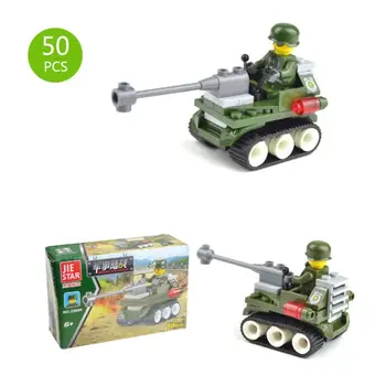 

Models 3D Tank Helicopter Simulation Military 50 Pieces DIY Vehicles Parts