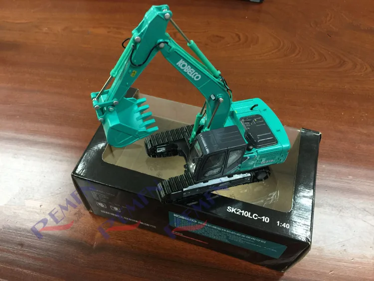 Коллекционная литая игрушка модель подарок 1:40 Kobelco SK210LC-10 гидравлический экскаватор инженерное оборудование игрушка для украшения