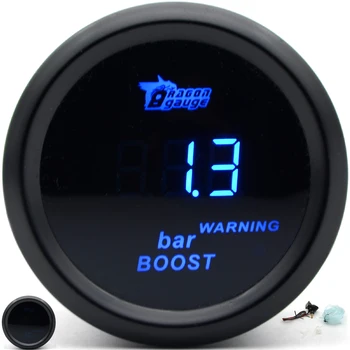

Digital 2" 52mm Bar Boost Turbo Gauge With Sensor Blue LED Digital With Sensor