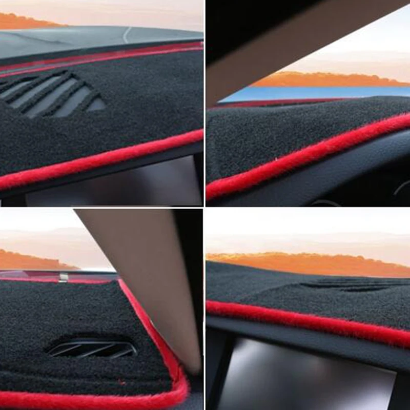 Car Dashboard Cover Dash Mat Dash Pad Dashmat Carpet Anti-Uv Non-Slip For Kia Cerato Forte K3 2013