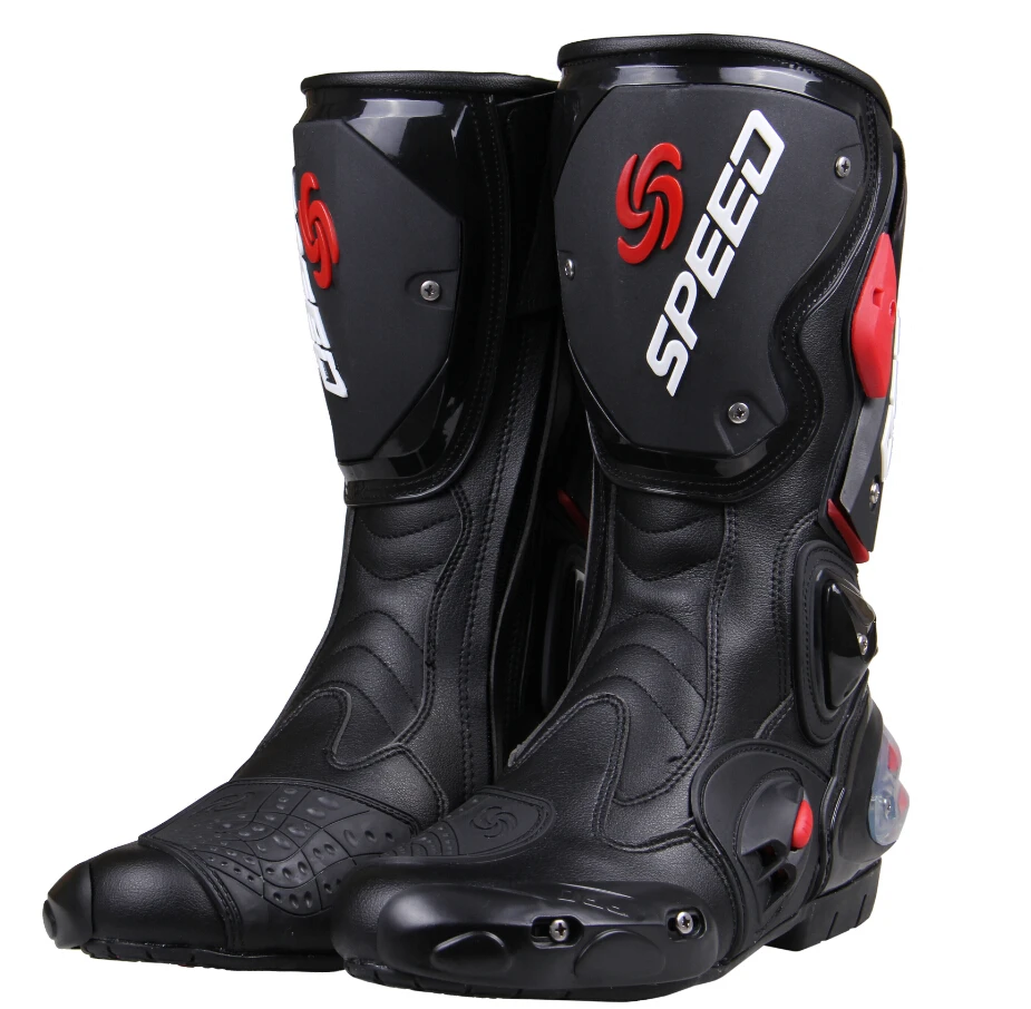 En la tribu de velocidad de la carretera de la motocicleta de carreras botas Moto de Motocross en zapatos botas Moto zapatos de arranque