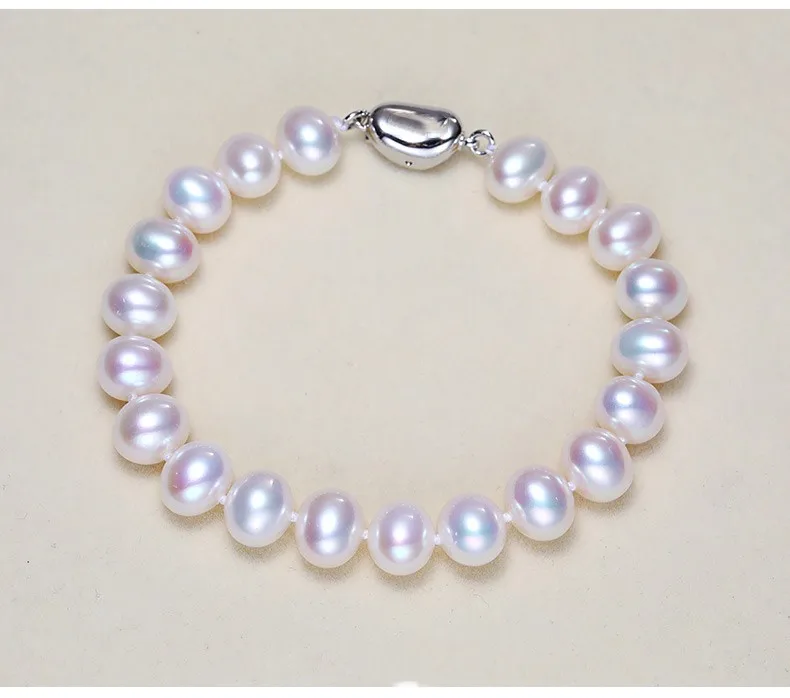 

8mm freshwater pearls natural pearls near round shape