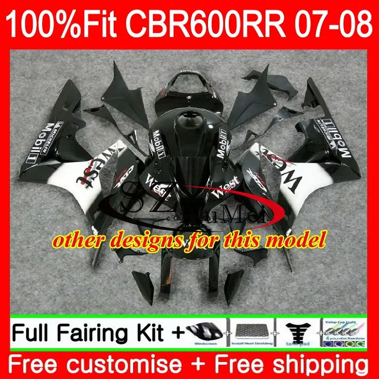 Литые изделия для Honda CBR 600 RR 07 08 Repsol orange CBR 600RR 600F5 52SH9 CBR600RR CBR600F5 F5 07 08 CBR600 RR 2007 2008 Обтекатели