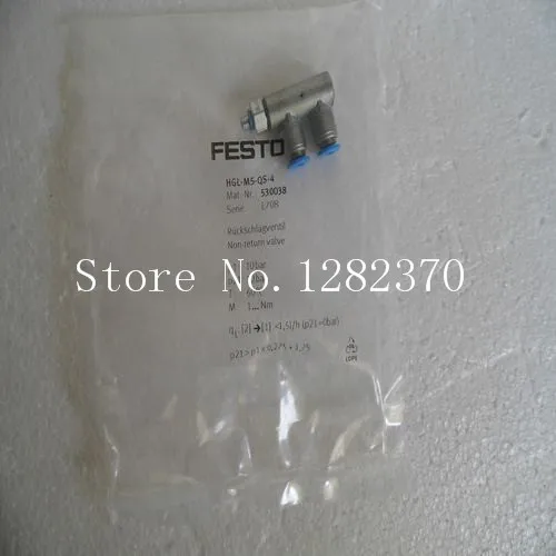 

[SA] New original authentic special sales FESTO gas fitting HGL-M5-QS-4 530 038 spot --5pcs/lot