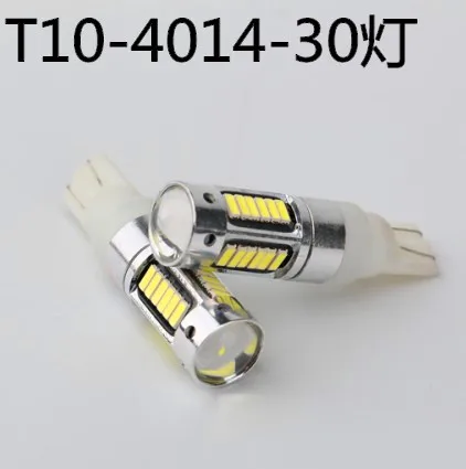 XYIVYG Авто T10 25 Вт 30 светодиодный SMD 4014 лампы Парковка обратный резервный свет W16W туман белый