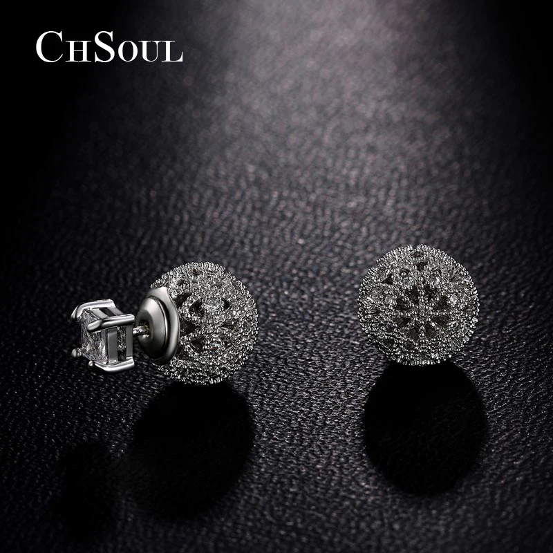 chsoul new ball earrings double side stud pendant sparkly all year round christmas stores