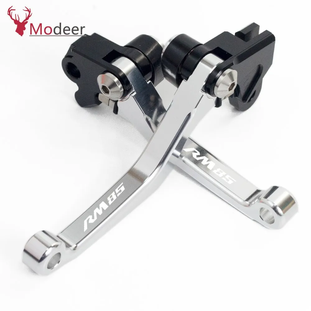 Motorcycle CNC Pivot Brake Clutch Lever Dirt Bike Motocross handlebar Levers For Suzuki RM85 RM 85 2005-2014 2015 2016 2017 (7)_Jc