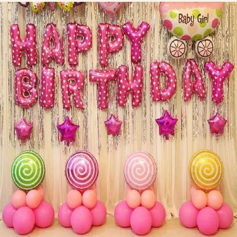 

Round Balloon 18inch Happy Birthday Party Round Foil Balloons Blue Green Gold Wedding Decoration Celebration Inflatable Balloons