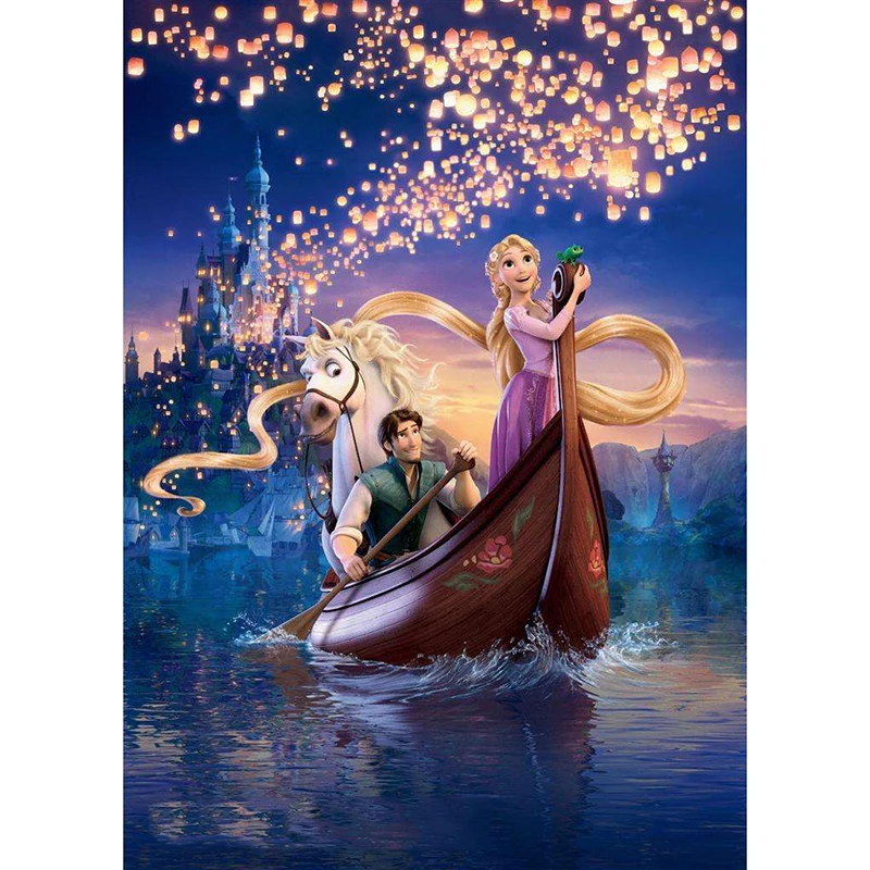 

DIY 5D Diamond Rapunzel Handmade Cross Stitch Pattern Embroidered Pattern Diamond Rhinestone Artwork YY