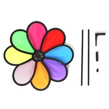 Игрушки в виде ветряной мельницы Дети Сад украшения 8 листьев красочные на открытом воздухе SpinnerRamadan фестиваль подарки