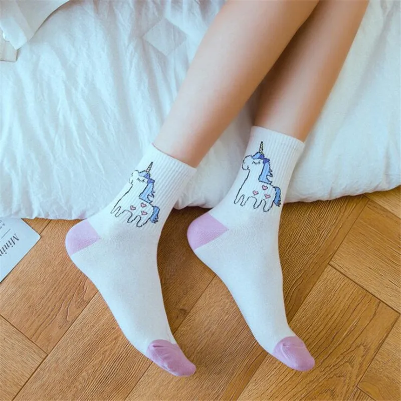 New Women Funny Socks Unicorn Cartoon Animals Ins Popular Horse Kawaii Socks Harajuku Unicorn Socks For Girl Woman Cotton Meias New Women Funny Socks Unicorn Cartoon Animals Ins Popular Horse Kawaii Socks Harajuku Unicorn Socks For Girl Woman Cotton Meias