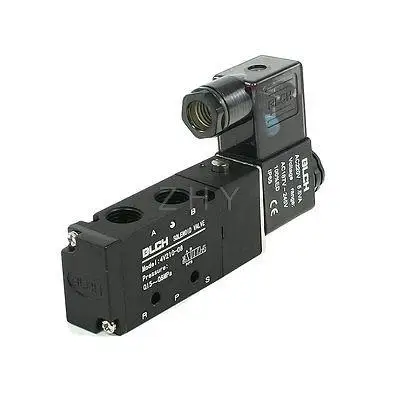 

2 Position 5 Ways Single Head PT1/4" Solenoid Valve AC220V 5.5VA