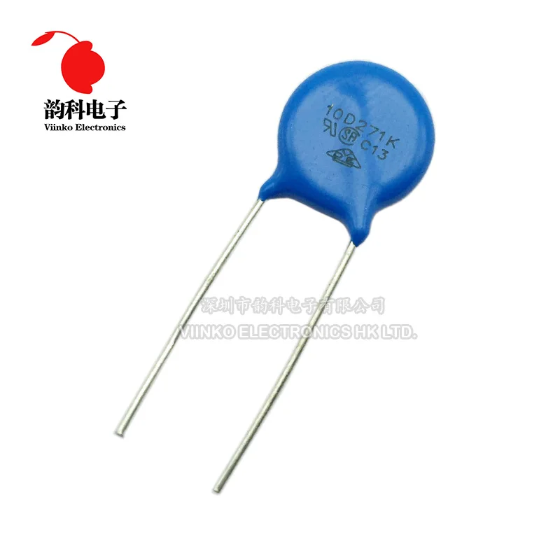20pcs varistor 10D271K 270V piezoresistor 10D271 afbeelding