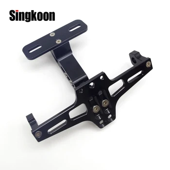 

Universal Motorcycle License Plate Holder number plate Frame Support Bracket Adjustable FOR yamaha xmax 250 bmw c600 sport