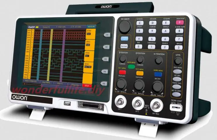 Цифровой осциллограф OWON 8 &quotTFT LCD дисплей USB + полоса пропускания логического