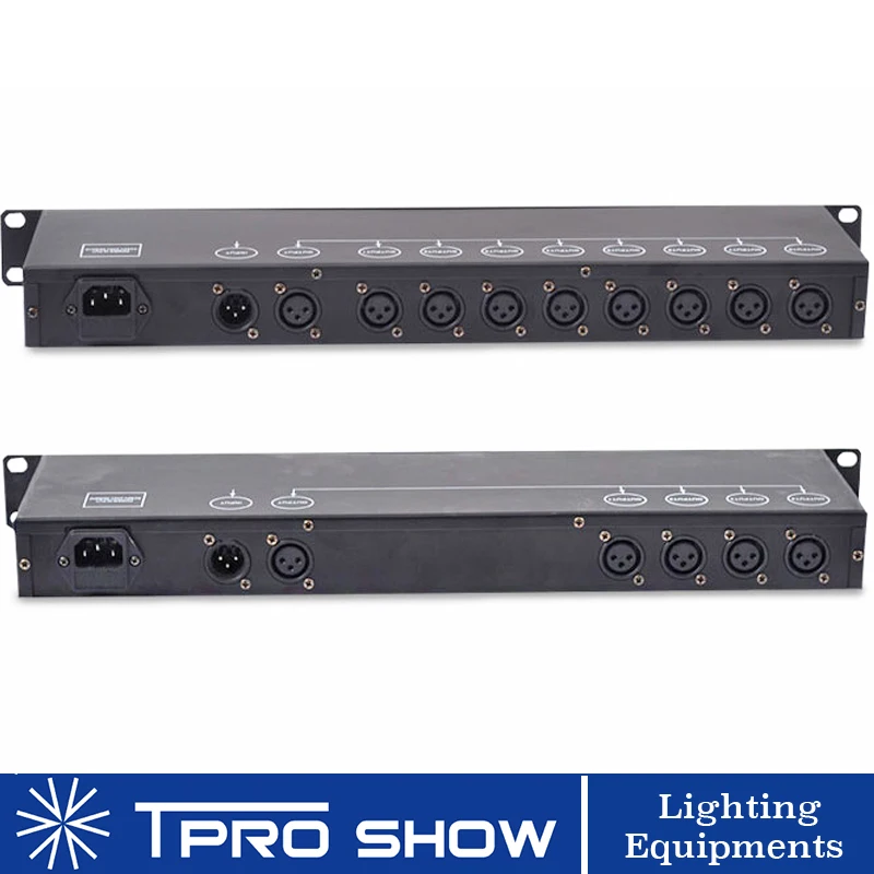 

8 Output Dmx Controller Dmx 512 Splitter Stage Light Signal Amplifier for Moving Head DJ Light Stage,4 Output Distributor Option